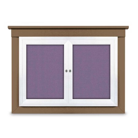 United Visual Products Letterboard, Header, Burgundy UV2620HD-LTOAK-BURGUNVL